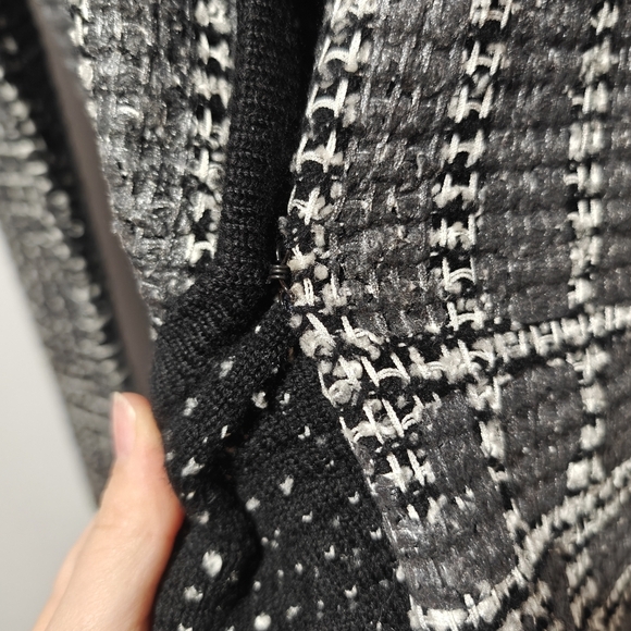 Escada Strikejacke Knit Cardigan Sweater Size 38 Tweed Coco Luxury - Picture 5 of 12